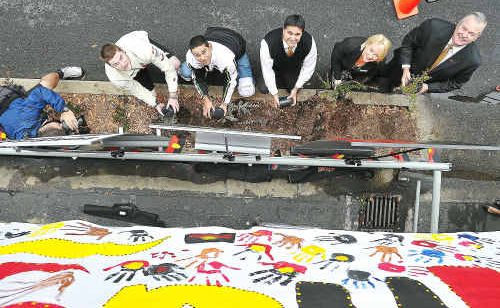 BEAUTIFICATION: The mayor has announced a city square Aboriginal mural and the planting of bush tucker plants in the City Centre Mall. BEAUTIFICATION: The mayor has announced a city square Aboriginal mural and the planting of bush tucker plants in the City Centre Mall.